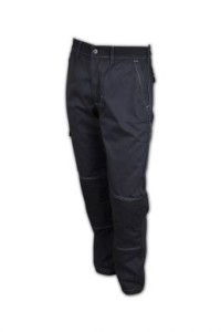 SE047 tailor made security uniform supplier company hk supplier hong kong blue uniform pants mens cargo uniform pants mens